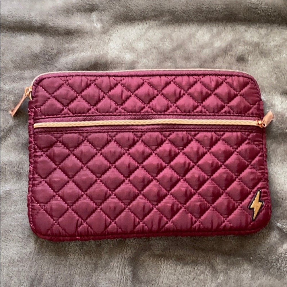 Maroon Quilted Travel Organizer